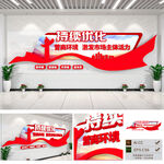 放管服优化营商环境文化墙