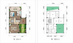 别墅户型改造前后图