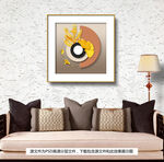 简约奢华自然抽象装饰画