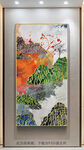 玄关画 抽象