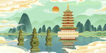 三潭印月