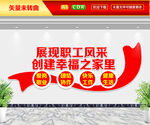 职工风采文化墙