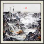 国画山水画