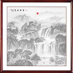 国画高山流水