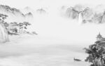 新上架山水电视背景 tif分层