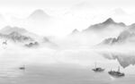 高清山水电视背景 tif分层