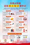 冬季消防安全防火海报