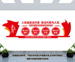 人民选我当代表文化墙