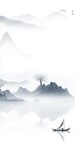 意境 玄关画背景 TIF分层图