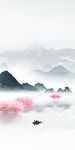 中国风玄关无框画 TiF分层 