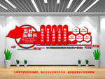 五好五带头党建文化墙