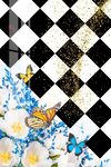 小白花装饰画