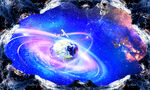 创意星空宇宙背景墙