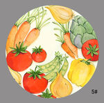 水彩手绘蔬菜水果