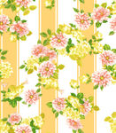 条纹小清新数码印花