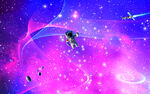 紫色星空