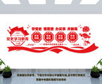 党史学习文化墙