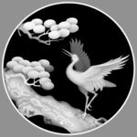 松鹤圆
