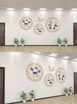 企业公司学校通用中国风文化墙