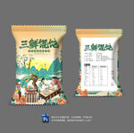 三鲜馄饨包装