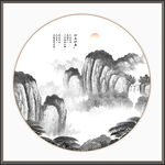 玄关山水画
