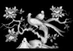 花鸟靠背