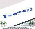 警察局楼道文化墙
