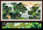 国画山水画