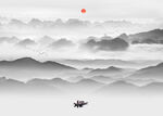 新中式山水画