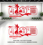 伟大建党精神文化墙设计