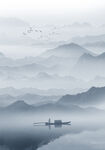 水墨山水画