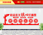 社会主义核心价值观文化墙