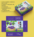 李子包装 黑布林纸箱