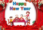  春节手抄报英语小报