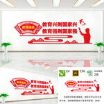 教育强国文化墙