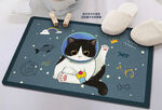可爱卡通猫咪星星地垫脚垫