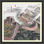 万里长城国画