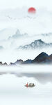 高清 玄关新品山水 TIF分层