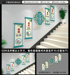 校园楼梯文化墙