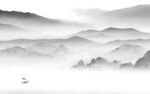 中式最新山水画 TIF分层画