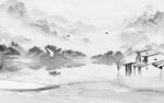 人气 最新山水画 TIF分层画