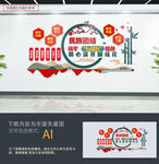 民族团结文化墙