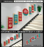 社区楼梯文化墙