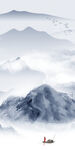 简约中式玄关背景 TIF分层
