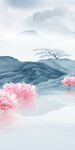 新中式现代玄关背景 TIF分层