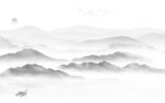 大气客厅灰色山水 TIF分层