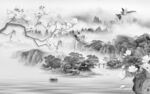 花鸟意境别墅山水 TIF分层