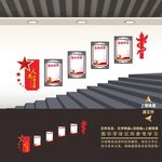人大代表之家楼梯楼道文化墙