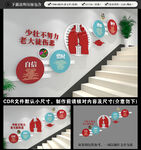 校园楼梯文化墙