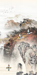 国画简约别墅玄关 TIF分层